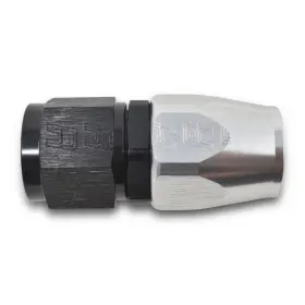 610013 Russell Performance For -4 An Black/silver Straight Full Flow Hose End