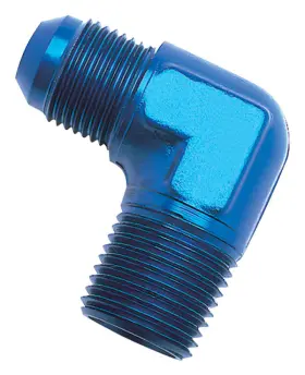 660810 Russell Performance Blue -4 An X 1/4 Npt 90 Degree Adapter Fitting