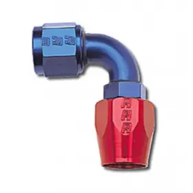 Tlx-rus610160-cl360a70 Russell Full Flow Hose End Performance -6 An Red/blue 90 Degree