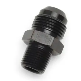 Tlx-rus660453-cl360a70 Russell Performance Straight Flare To Pipe -6 An 1/8in Npt Black