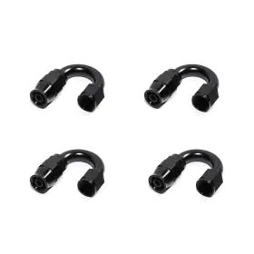 An10-180 Sauto 4pcs An10 An-10 180 Degree Swivel Fuel Oil Gas Line Ptfe Hose End 10an Fitting An10-180 Sauto 4pcs An10 An-10 180 Degree Swivel Fuel Oil Gas Line Ptfe Hose End 10an Fitting