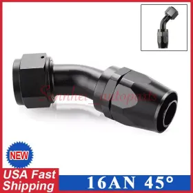 40-045-16 Sennhei Autoparts 16an 45 Degree Swivel Hose End Fitting Adapter Aluminum High Quality