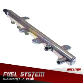 0445226044 Shzaitor Ie503022es Fuel Rail With Sensor For 2007-2012 Dodge Ram 6.7 Cummins Diesel