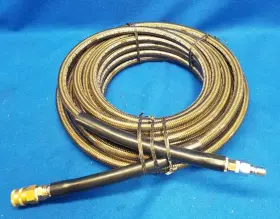 103267 Simpson 50ft Steel Braided Extension Hose 3/8 Inch 4500 Psi 103267 Simpson 50ft Steel Braided Extension Hose 3/8 Inch 4500 Psi
