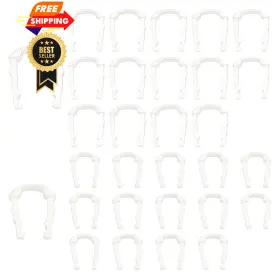 S-sl-slj004 Siptenk 30 Pcs Fuel Line Retainer 1/2 Inch And 5/8 White - 30pcs S-sl-slj004 Siptenk 30 Pcs Fuel Line Retainer 1/2 Inch And 5/8 White - 30pcs