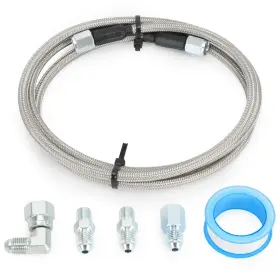 Sjdyymx 797332773466 60 Inch 4an Stainless Braided Teflon Turbo Oil Sensor Line Kit Sjdyymx 797332773466 60 Inch 4an Stainless Braided Teflon Turbo Oil Sensor Line Kit
