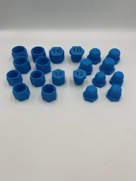 Skinner Manufacturing Service 26-2001216 Large An 12 And 16 Fitting Dust Caps