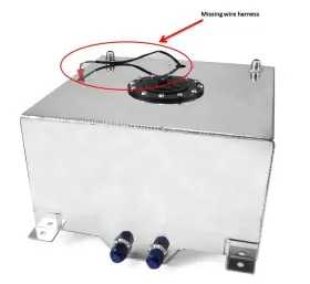 Speedmaster Outlet 840136505563 10 Gallon / 38 Litre Lightweight Polished Aluminum Fuel Cell With Sender