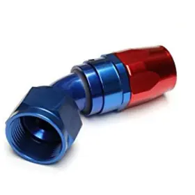 Pce329.1009 Speedmaster 45 Degree Aluminum Swivel Braided Hose End Fitting -6 An
