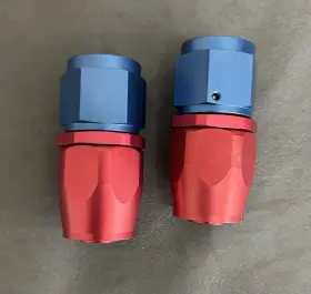 6201010 Speedway 10an Swivel Hose Fitting Straight Red/blue 2 Pack 6201010 Speedway 10an Swivel Hose Fitting Straight Red/blue 2 Pack