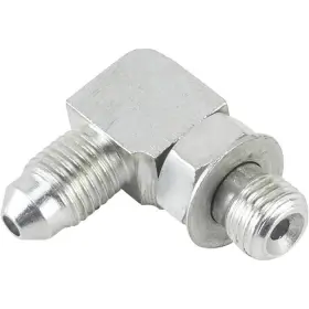 6172064 Speedway Motors 90 Degree An3 To 3/8 Inch-24 Brake Adapter Fitting