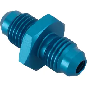 6176034 Speedway Motors Aluminum Flare Union Adapter Fitting Blue -4 An