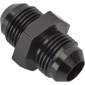 61760361 Speedway Motors Aluminum Flare Union Adapter Fitting Black -8 An