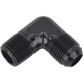 61760881 Speedway Motors Black 90 Degree -10 An Flare To 1/2 Inch Npt Pipe Adapter Fitting