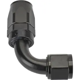62010181 Speedway Motors Full Flow Swivel Hose End Fitting 90 Degree Black -10 An