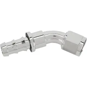 6201524 Speedway Motors 45 Degree Socketless Push-on Hose End Nickel -10 An