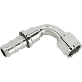 6201534 Speedway Motors 90 Degree Socketless Push-on Hose End Fitting Nickel -10 An