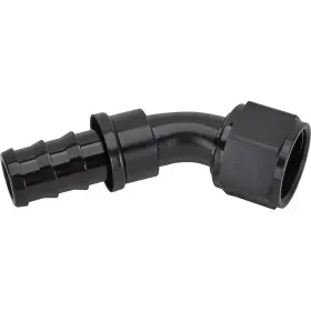 62020121 Speedway Motors Black 45 Degree Socketless Push-on Hose End -12 An