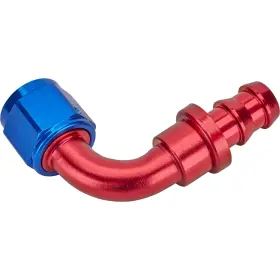 Speedway Motors 6202017 90 Degree Socketless Push-on Hose End Fitting -8 An