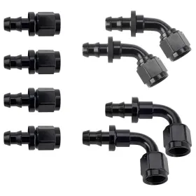 91606115 Speedway Motors Socketless Push-on Fitting Kit -6an Black 91606115 Speedway Motors Socketless Push-on Fitting Kit -6an Black