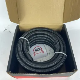 4712bk-6 Speedwow Tuning Evil Energy 6an Fuel Line An6 Braided Hose Nylon Cpe 20ft Black Only