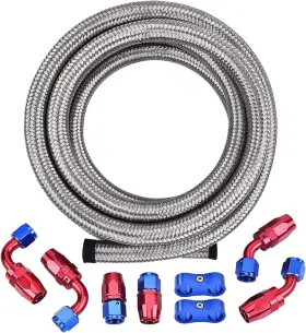 Ee-4an-10ft-nylon Speedwow Tuning Evil Energy 4an Fuel Line Kit 10ft Nylon Braided Cpe Hose Silver An4 Ee-4an-10ft-nylon Speedwow Tuning Evil Energy 4an Fuel Line Kit 10ft Nylon Braided Cpe Hose Silver An4