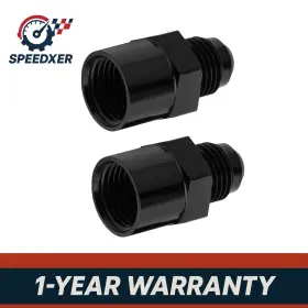 47-0001bl Speedxer 6an Adapter Fitting Set Fit Gm Tbi Style Metric O-ring Fuel Sending Unit Black