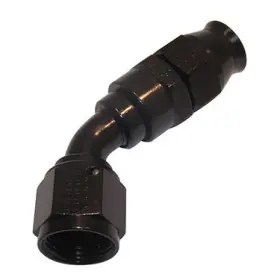 Spp-5100 Squirrelly Performance Parts -8an Black Anodized Swivel 45 Degree Hose End Fitting Adapter
