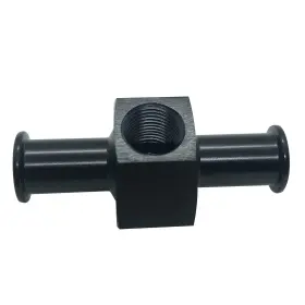 Bft137-b38-bk Steber 3/8 Inline Barb Fuel Pressure Gauge Hose With 1/8 Port Black