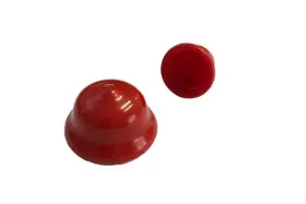 496218 Stockcap 1.023 Inch X 0.893 Red Vinyl Plus Plug - Sr6 100/bag Part #