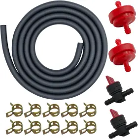692008 Strongthium 1/4 Fuel Line Hose Kit Gas Tube For Briggs And Stratton Mtd Black
