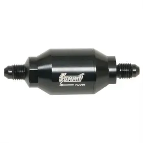 Sum-220191b Summit Racing 220191b Fuel Check Valve Black Aluminum -4 An Male To Each