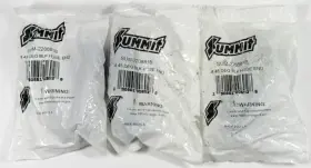 Sum-220886b Summit Racing Qty 3 -8 #8 45 Black Swivel Hose Ends