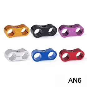 Hr013 Susu 4x Hose Separator Oil Fuel Line Fitting Adapter Mounting Clamps 6an 8an 10an Hr013 Susu 4x Hose Separator Oil Fuel Line Fitting Adapter Mounting Clamps 6an 8an 10an