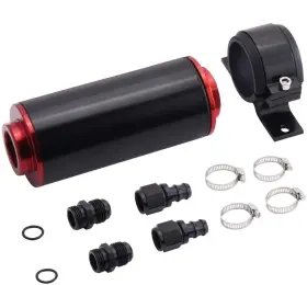 2az1173an6 Sykrss 6an Inline Fuel Filter Kit With Bulkhead Adapters Push Lock Fittings And
