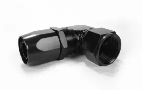 S1d-5305 System1 Designs 90 Degree -8an Forged Hose End Fitting Black 5305