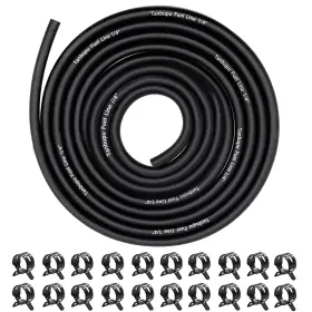 X-025-1 Tanbupu 10 Feet 1/4 Inch Id Fuel Line Hose With 18 2/5 Ft-1/4 Rubber