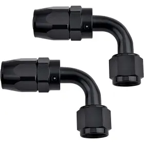 Kt00507an10bk-hw Tembor 2x 10an An10 Hose End Fitting 90 Degree Swivel For Oil/fuel/gas Cpe Kt00507an10bk-hw Tembor 2x 10an An10 Hose End Fitting 90 Degree Swivel For Oil/fuel/gas Cpe