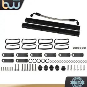 Bw562268th Tinvhy Billet Fuel Rail Kit For Ls1 Ls Ls2 Ls3 Ls6 Aftermarket Intake Manifold Hardware