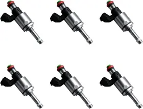 16010-r9p-305 Tlf Performance Parts Set Of 6 Oem Fuel Injectors Fits 2014-20 Acura Tlx 3.5l V6 16450-5la -a01