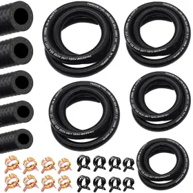 C-029 Tnisesm 5 Size Fuel Line Hose - 3/8 Inch 1/2 5/16 1/4 3/16 Id Nbr Rubber 3.3f