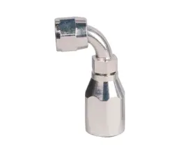 130507-1 Trail Gear Fitting 90deg #6 Fem Jic Reusable