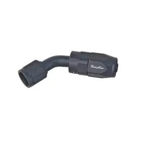 22456 Trick Flow Specialties Hose End 45 Deg -6 An To Female Aluminum Black Each