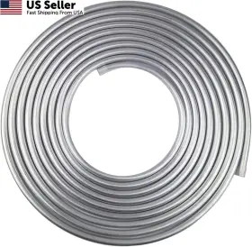 Tubpro240411-1 Tubpro 3/8 Fuel Line 25ft Transmission 3003 Grade Silver
