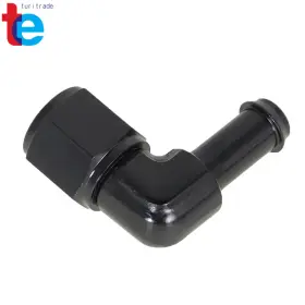 Tr45728 Turitrade 90 Degree An6 Female Swivel To 3/8 Inch And 5/16 Hose Barb Fitting Adapter Tr45728 Turitrade 90 Degree An6 Female Swivel To 3/8 Inch And 5/16 Hose Barb Fitting Adapter