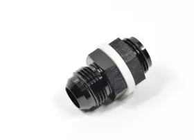 921-16blk Usa Speed 16 An Fuel Cell Bulkhead Fitting Straight Male Flare Aluminum And Ptfe Washers