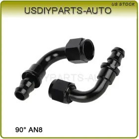 Up83341201a Usdiyparts-auto 2 Piece 90 Degree An8 Gas/oil/fuel Hose Separator Clamp Fitting Adapter Bracket Up83341201a Usdiyparts-auto 2 Piece 90 Degree An8 Gas/oil/fuel Hose Separator Clamp Fitting Adapter Bracket