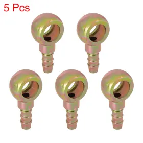 Uxcell 041814631325 7.5mm Id Hose Barb 12mm Banjo Fitting Fuel Line Adapter Connector For Car 5pcs Uxcell 041814631325 7.5mm Id Hose Barb 12mm Banjo Fitting Fuel Line Adapter Connector For Car 5pcs