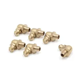 A17052200ux1149 Uxcell 6 Pcs Brass M6 X 1mm Thread 90 Degree Angle Grease Zerk Nipple Fitting