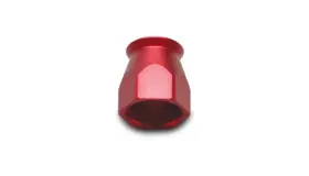 28958r Vibrant -8an Hose End Socket For Ptfe Ends - Red Aluminum